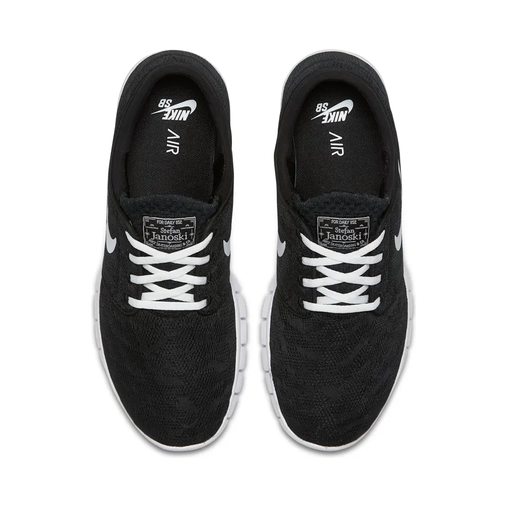 Nike SB Stefan Janoski Max Black White Black/White (631303-010)