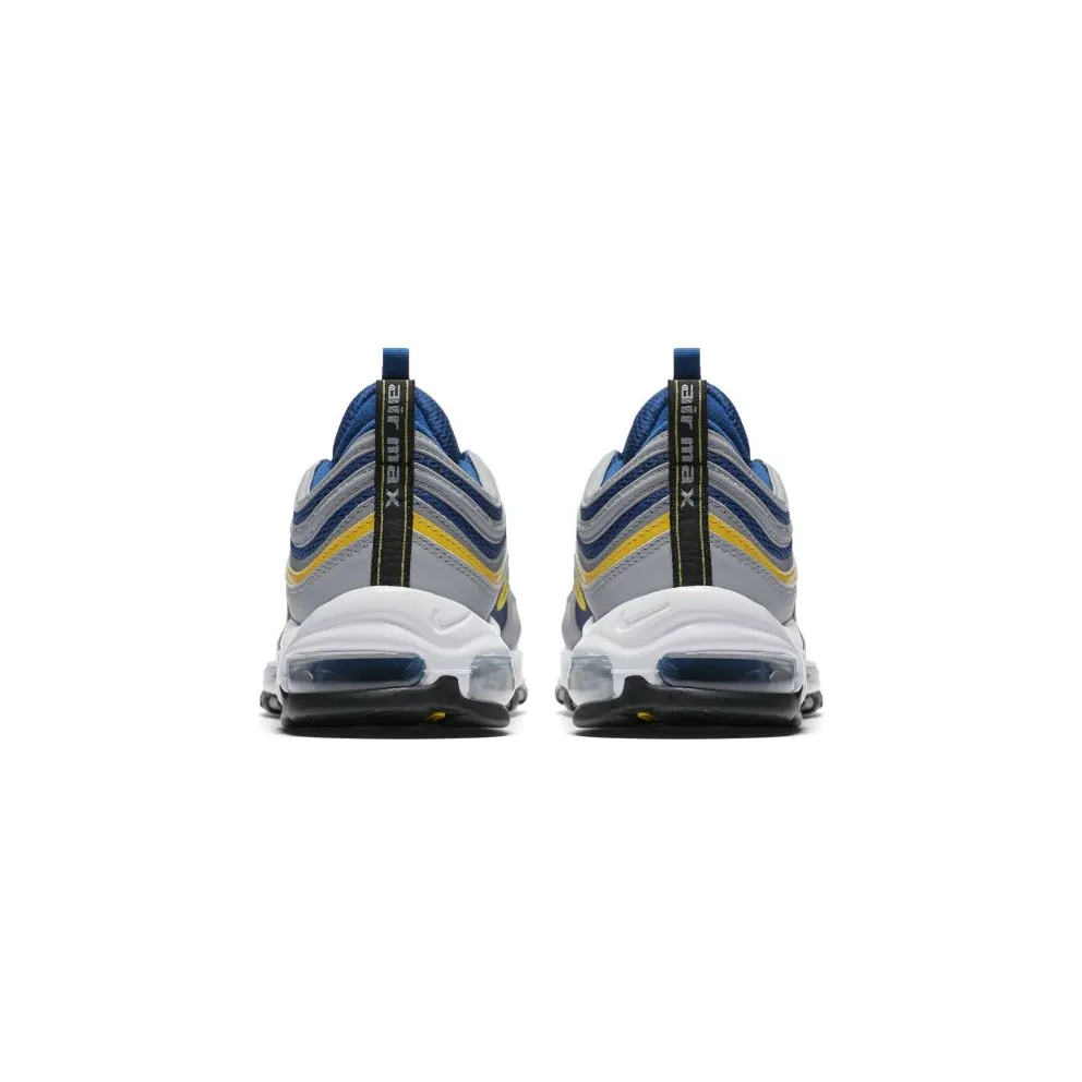 Nike Air Max 97 Michigan Wolf Grey/Tour Yellow-Gym Blue-White-Black (921826-006)