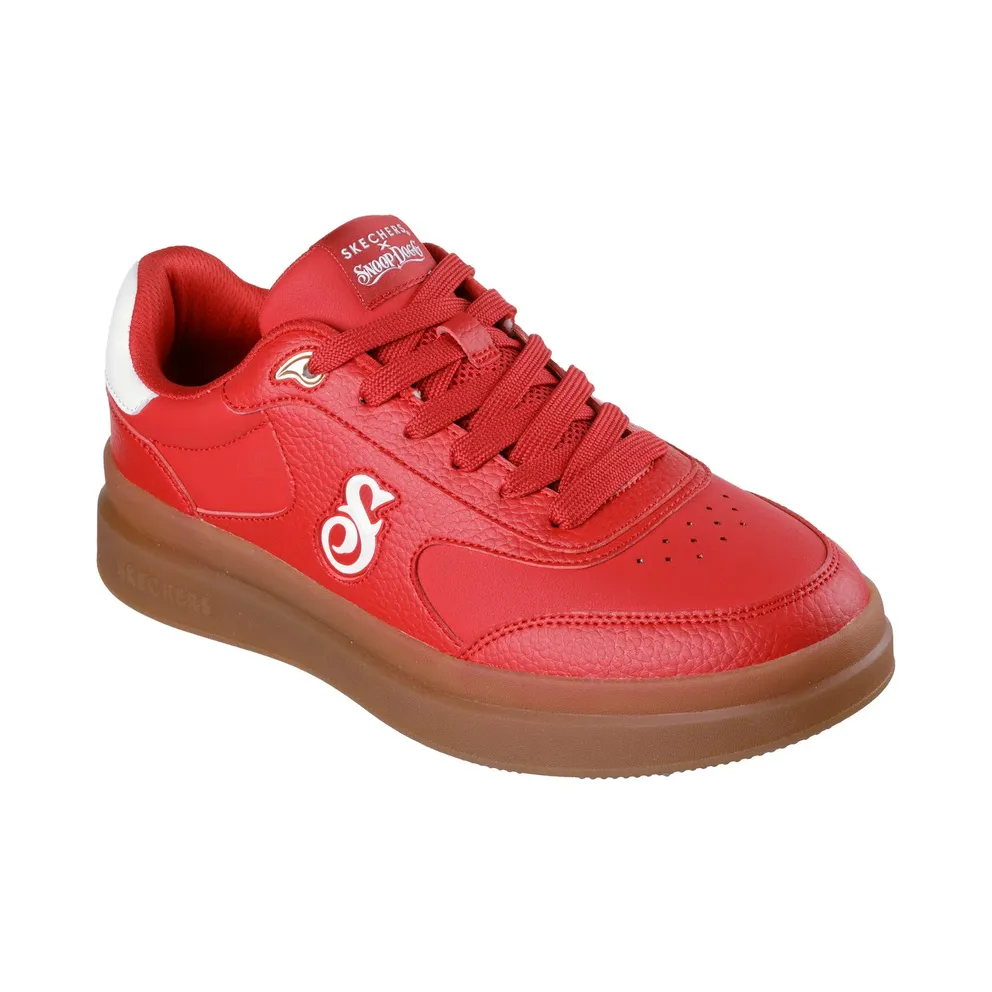 Skechers Snoop Dogg: Courtside “Cali Dudez Sneaker Red / White” (251200RDW)