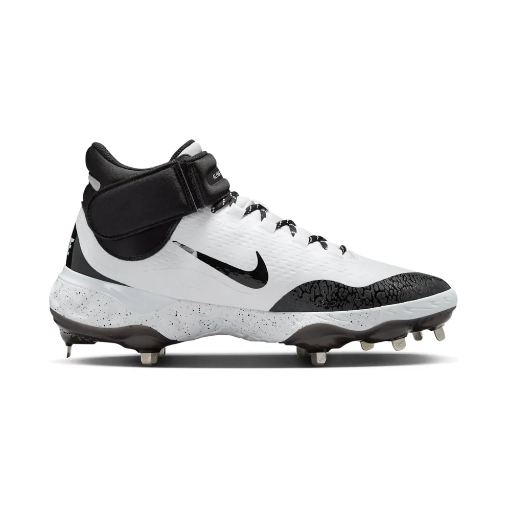 Nike Alpha Huarache Elite 4 Mid White Black (FD2744-107)