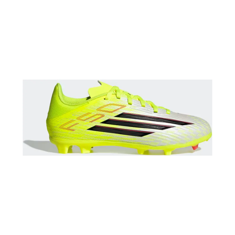 adidas F50 League Firm Ground / Multi Ground Football Boots Kids “Team Solar Yellow 2 / Core Black / Lucid Red” (JR9014)