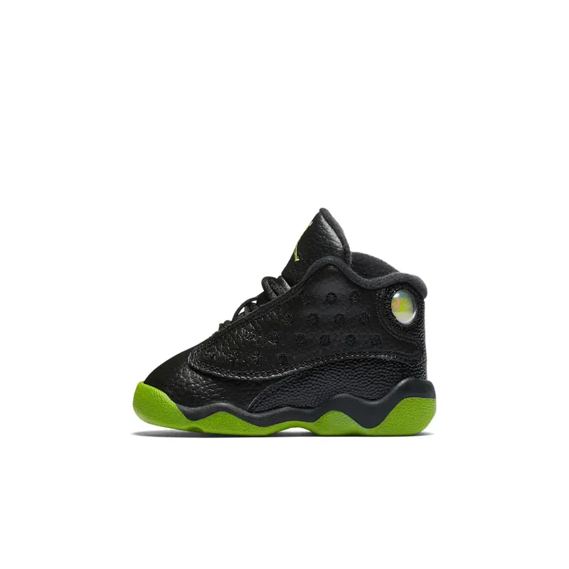 Jordan 13 Retro Black White Altitude Green (414581-042)