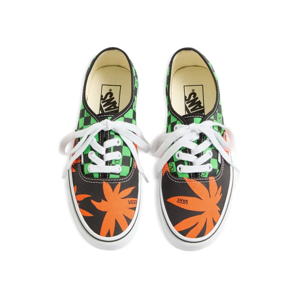 Vans X Valentino X Vans Low-top Fabric “Green/Orange” (7W0S0ND8XWF BAL)