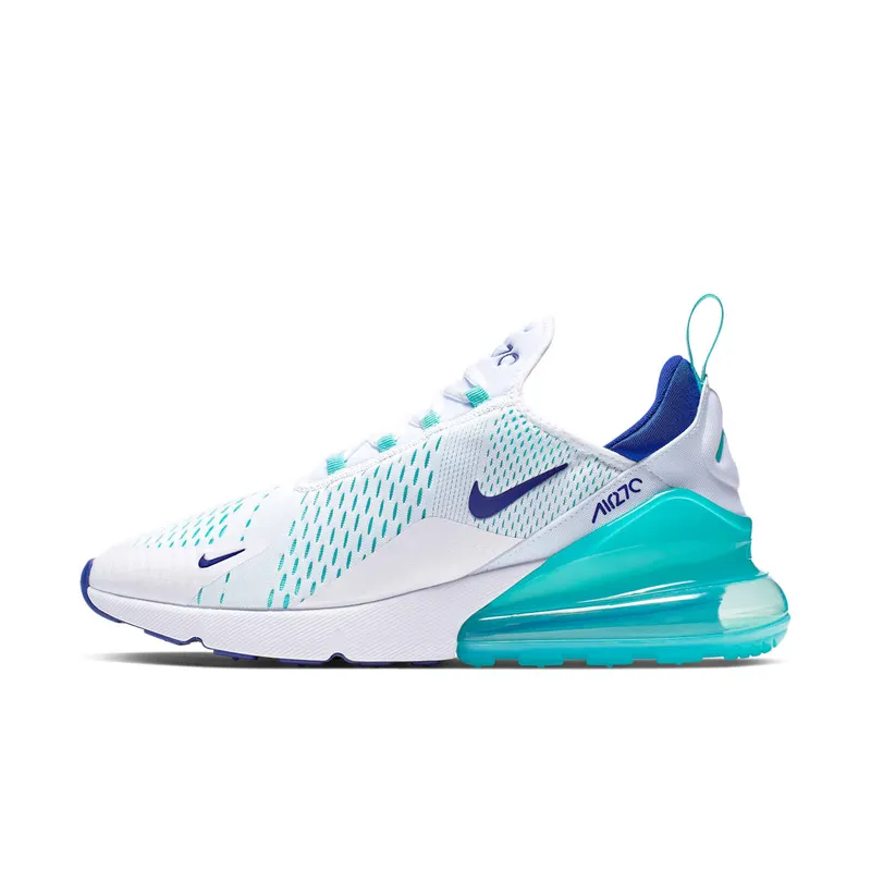 Nike Air Max 270 White Hyper Jade Deep Royal Blue White/Hyper Jade-Deep Royal Blue (CI2451-100)
