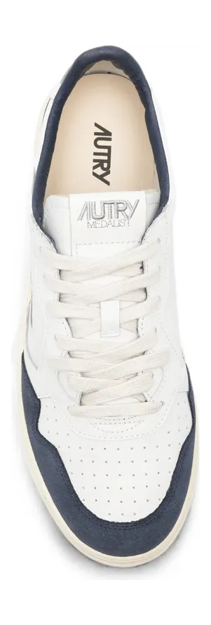 Autry Medalist Leather “White/Blue” (AULM FT22) (2)