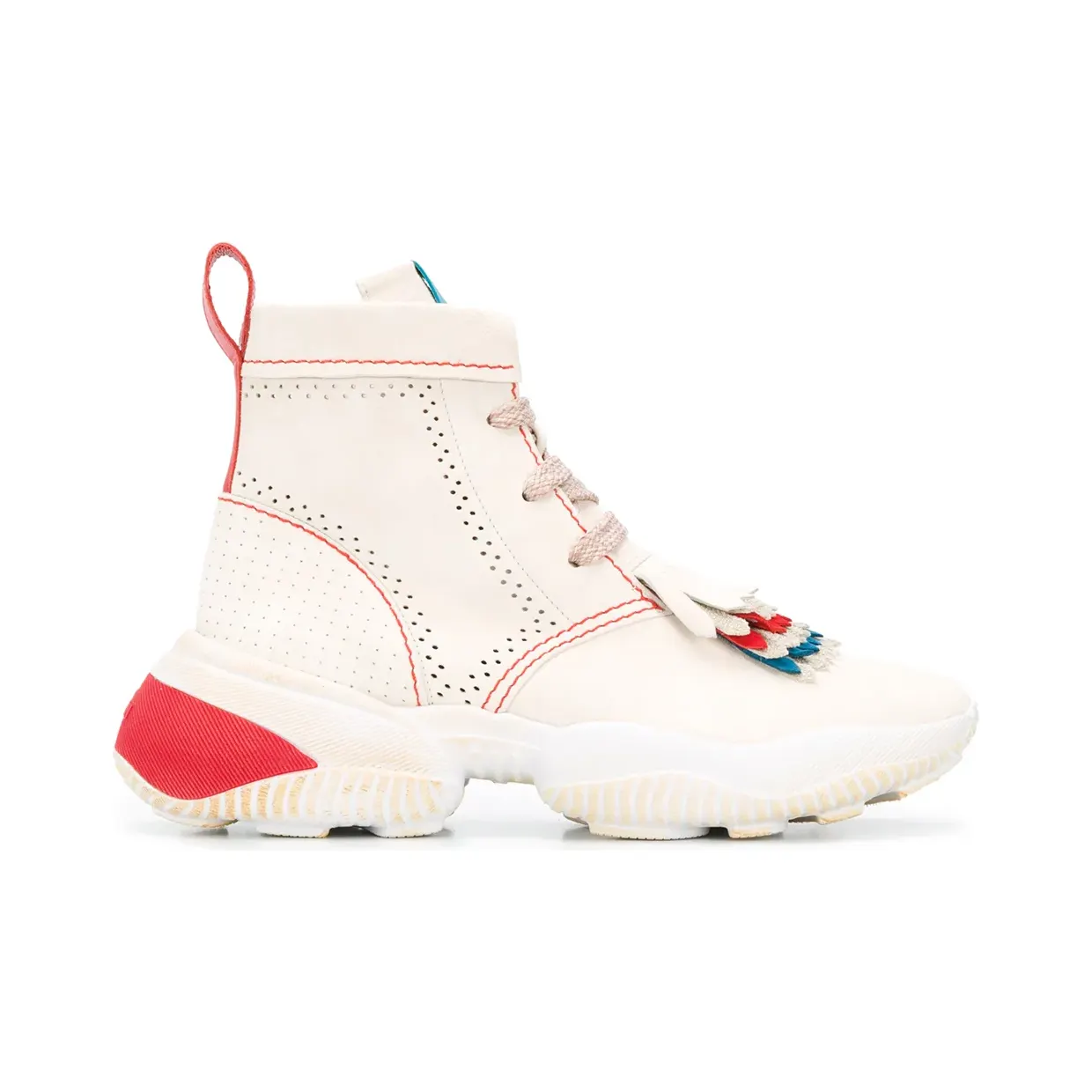 Hogan ‘Interaction’ High-Top-Sneakers – Nude (GYW5250CY30O1AT02U)