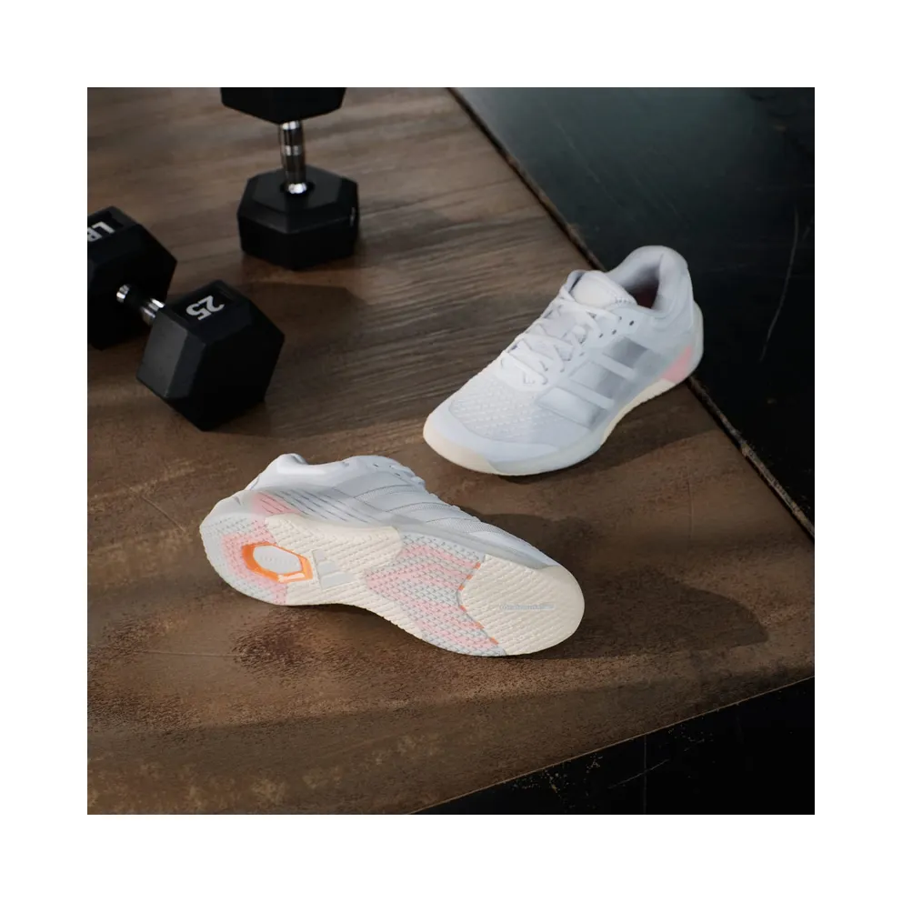 Adidas Dropset 4 Power Training Cloud White / Silver Metallic / Lucid Orange (JR4666)