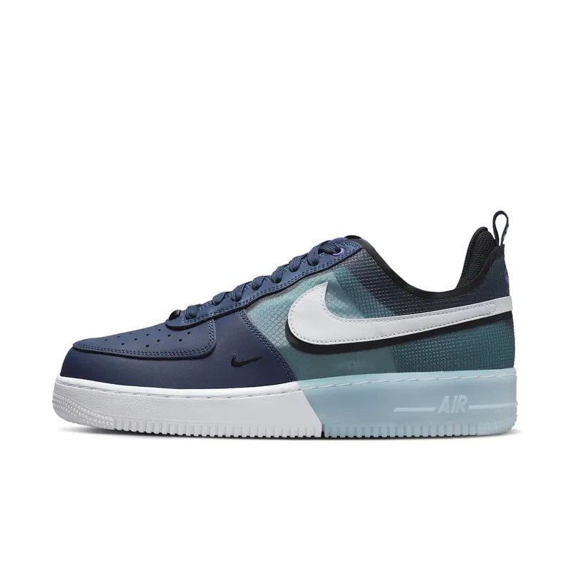 Nike Air Force 1 Low React Midnight Navy Teal (DM0573-400)