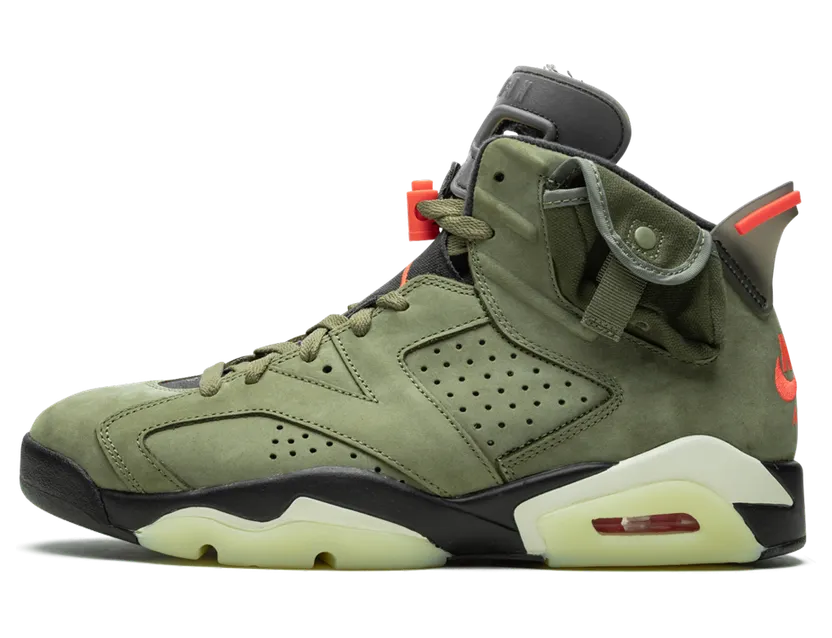 Air Jordan 6 Retro SP GS Travis Scott – Medium Olive (CN1085-200)