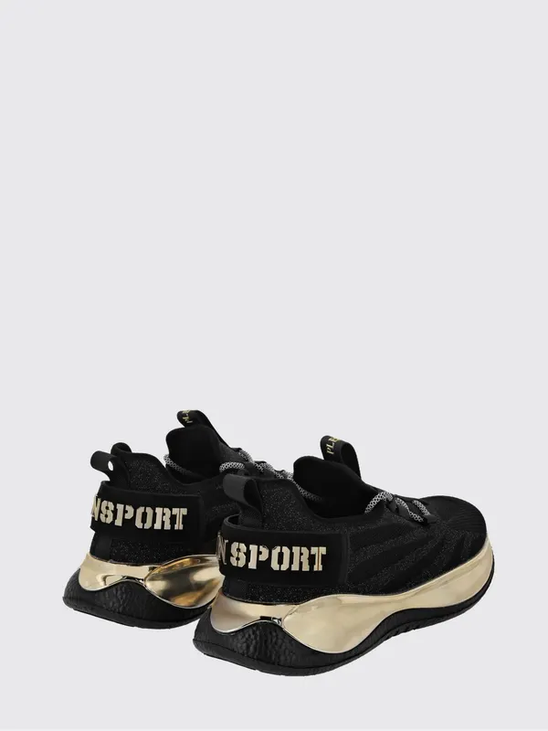 Plein Sport The Iron Tiger Gen. X.02 Knit Sneakers with a Chunky Sole Black 1 (SACSUSC0429STE003N0294) (2)