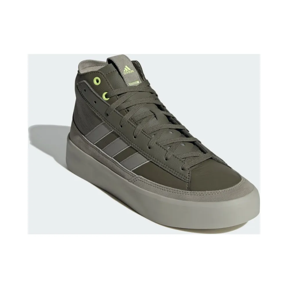 adidas ZNSORED Hi Olive Strata / Silver Pebble / Pulse Lime (IE9415)