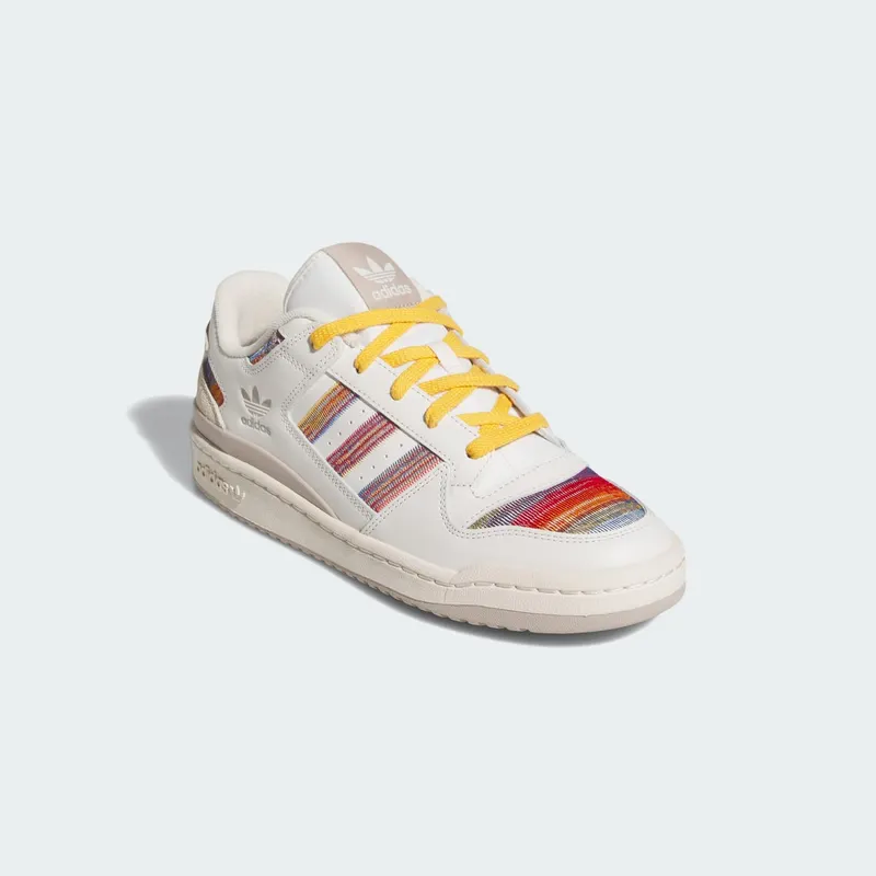 Adidas Forum Low CL “Cloud White Better Scarlet Blue Bird” (JQ2641)