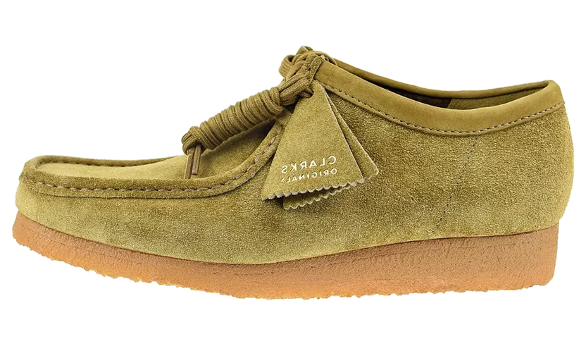 Clarks Wallabee “Oak Hairy Suede” (26168852)