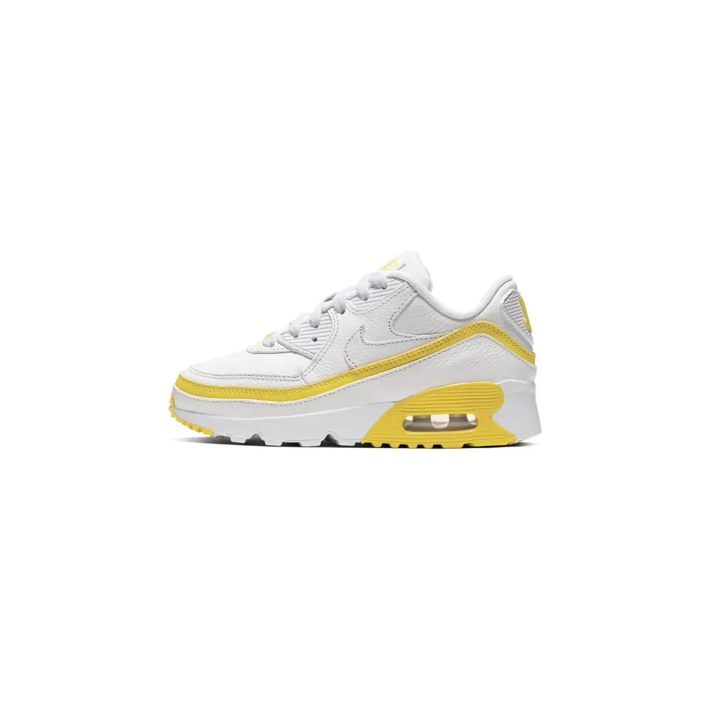Nike Air Max 90 Undefeated White Opti Yellow (PS) White/Opti Yellow (CQ4616-101)