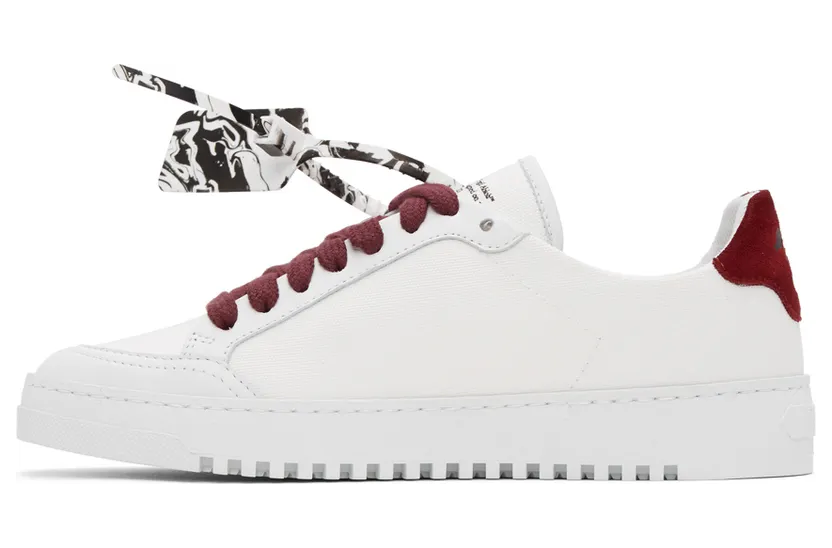 Off-White 2.0 Low Top “Burgundy” (OMIA042F20FAB0010128) (3)