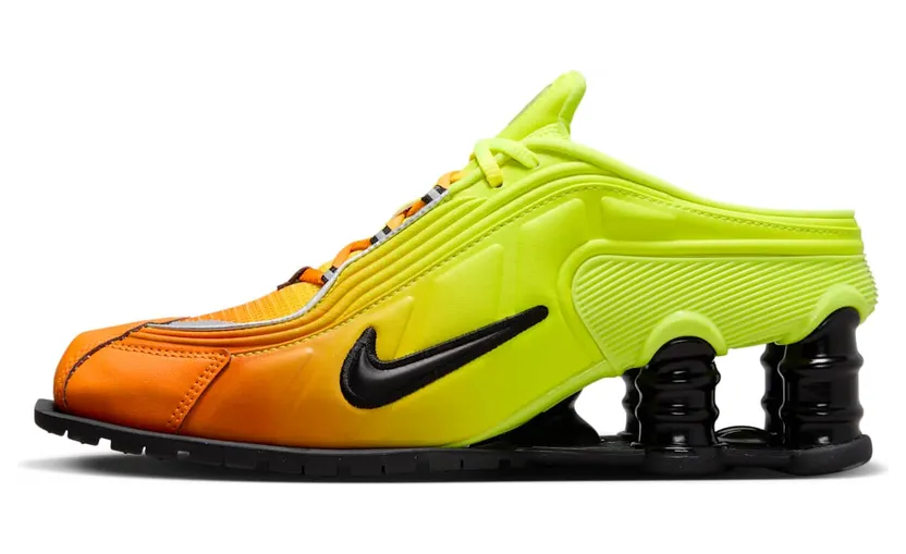 Nike x Martine Rose Shox MR4 Safety Orange/Metallic Silver/Black (DQ2401-800)