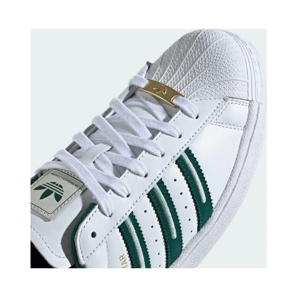 adidas Superstar Cloud White Collegiate Green Grey (ID1374)