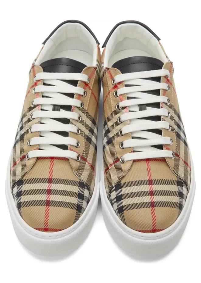Burberry Leather Archive Low Sneakers (8043927) (5)