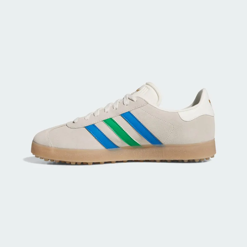 adidas Gazelle Spikeless Golf Chalk White Green Blue Bird (JI4165)