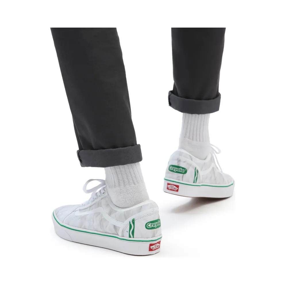 VANS Vans X Crayola Comfycush Old Skool Shoes White (VN0A5DYCB1S)