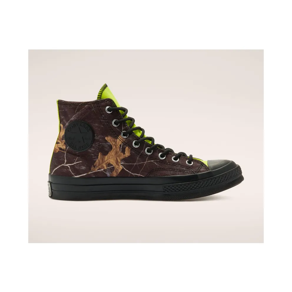 Converse Realtree x Chuck 70 GTX High ‘Black’ Black/Lemon Venom/Egret (169364C)