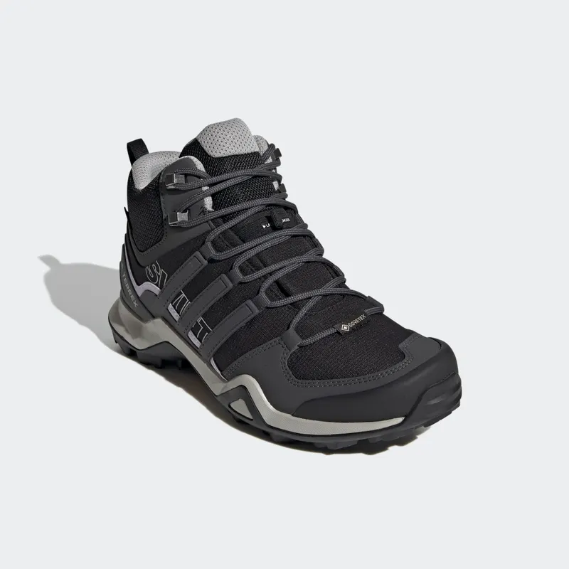 adidas Terrex Swift R2 Mid GORE-TEX Hiking Core Black / Dgh Solid Grey / Purple Tint (EF3357)