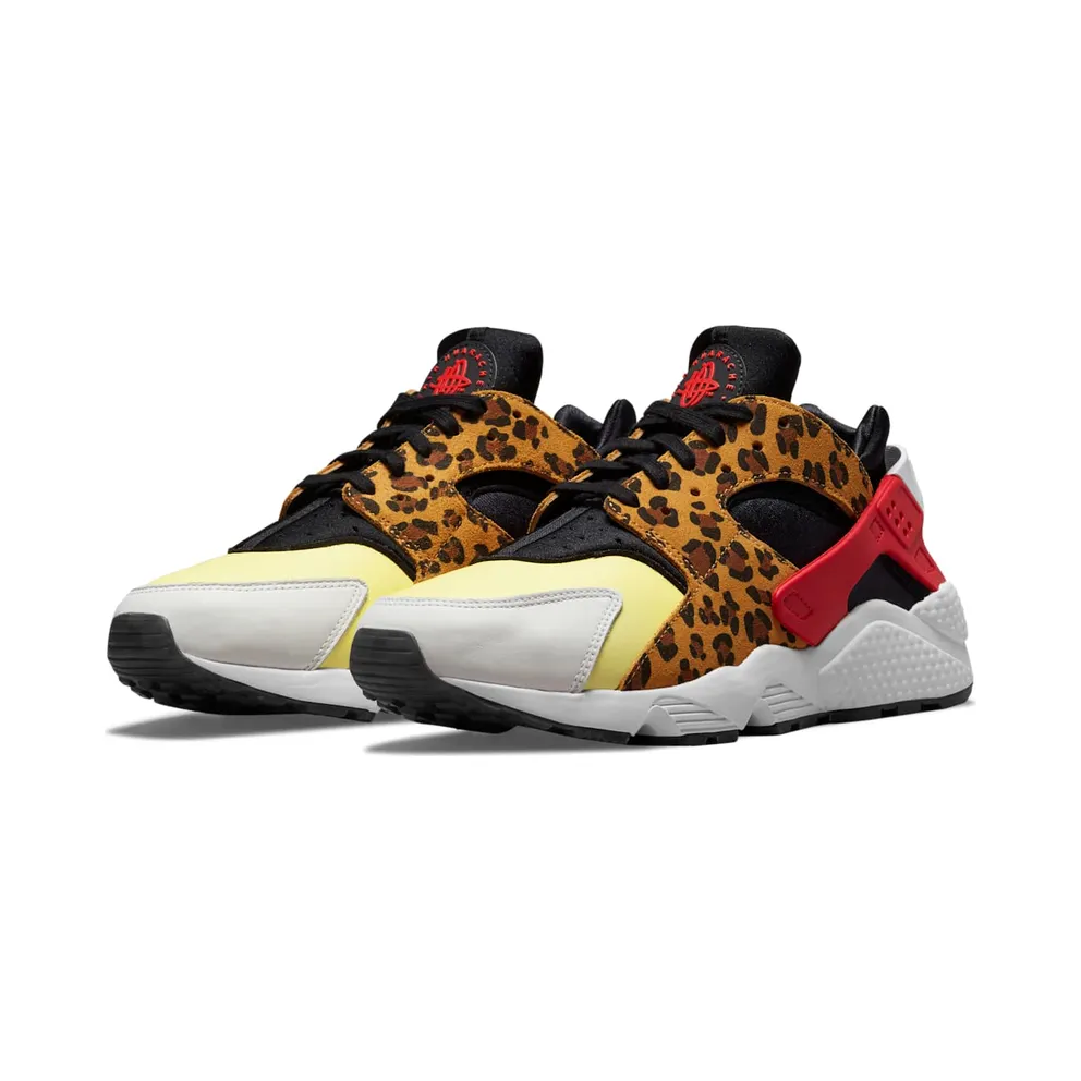 Nike Air Huarache SNKRS Day (2021) – “White / Leopard / Black / Maroon” (DM9092-700)