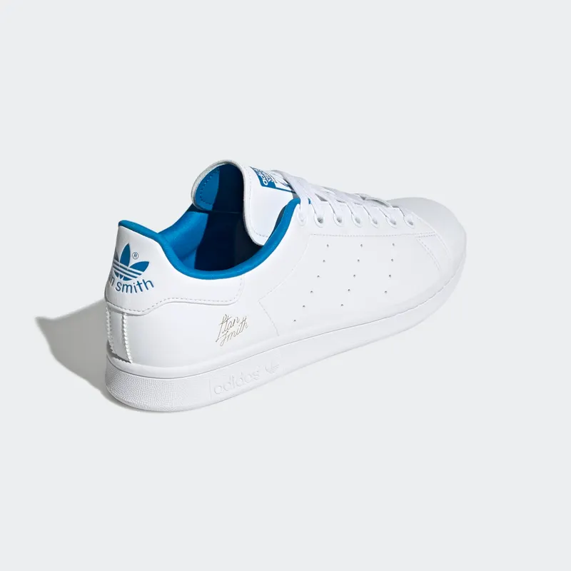 adidas Stan Smith Cloud White / Cloud White / Bright Blue (GZ7795)