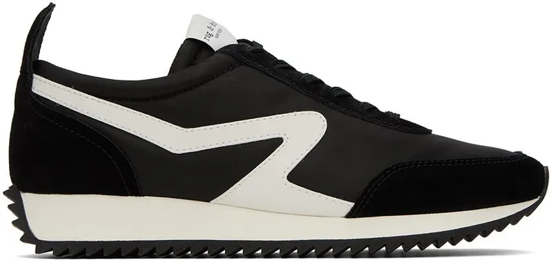 rag & bone Black & White Retro Runner BLK (MGF22FF005NU5)