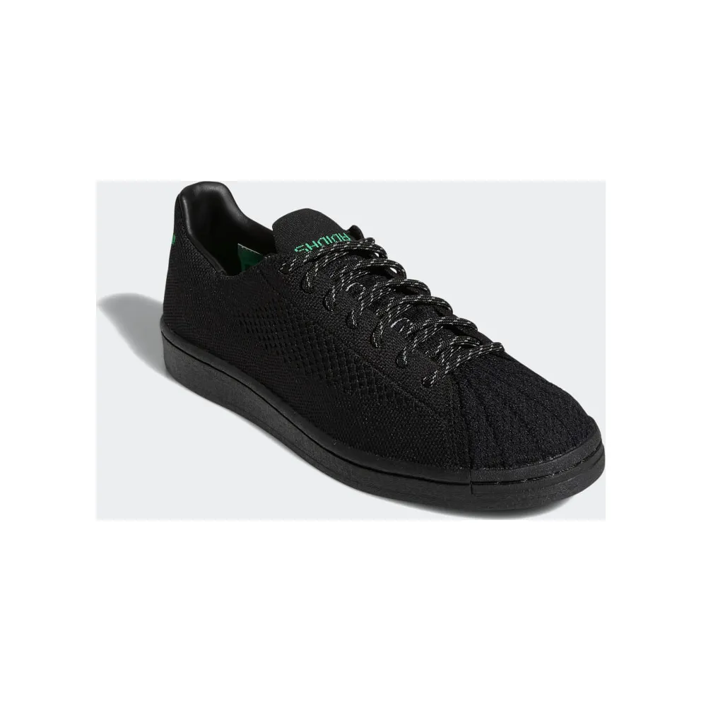 adidas Pharrell Williams Primeknit Superstar Core Black / Core Black / Vivid Green (GX0195)