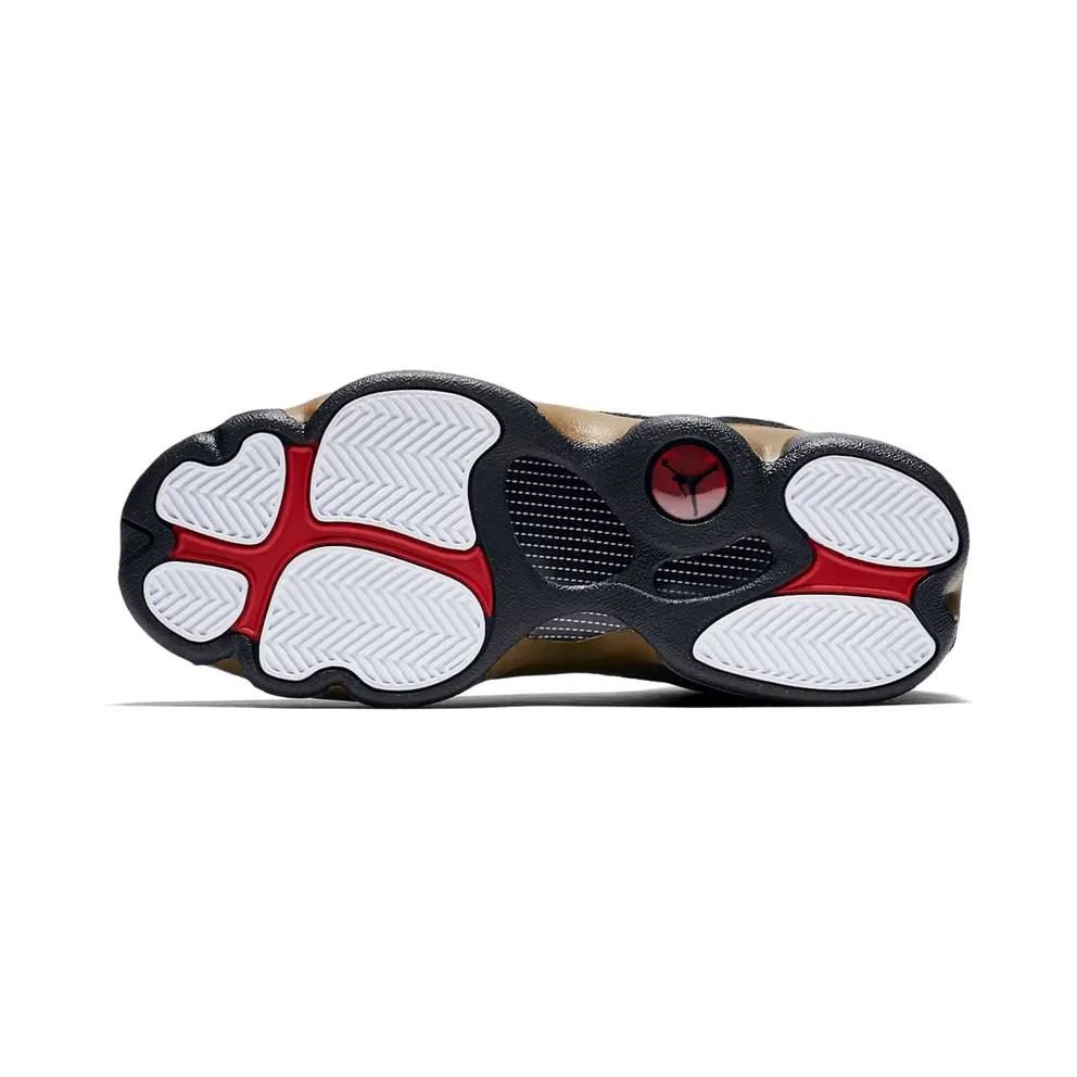Jordan 13 Retro Olive (GS) Black/True Red-Light Olive (884129-006)