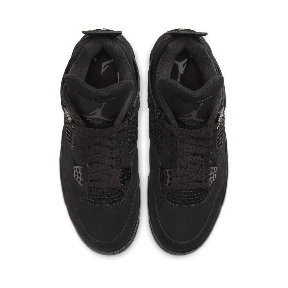 Jordan 4 Retro Black Cat (2020) Black/Black-Light Graphite (CU1110-010)