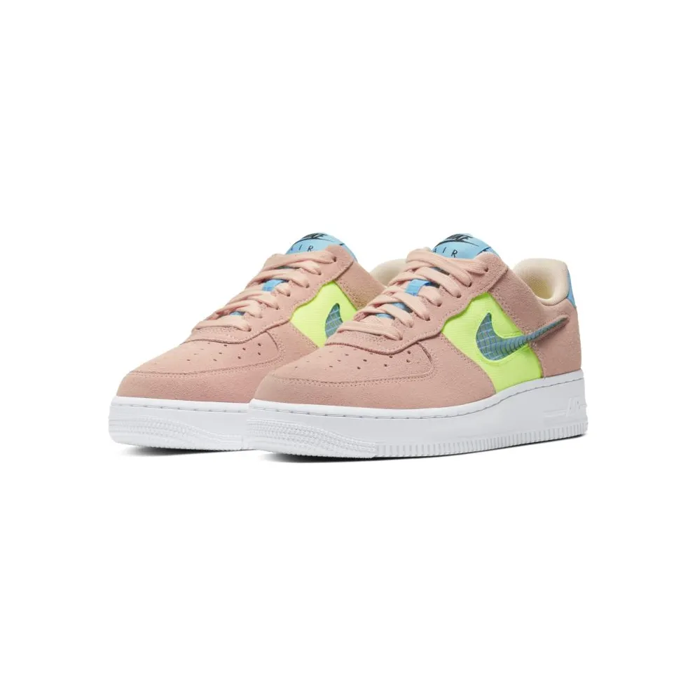 Nike Air Force 1 Low Washed Coral Ghost Green (W) Washed Coral/Ghost Green-Black-Oracle Aqua (CJ1647-600)