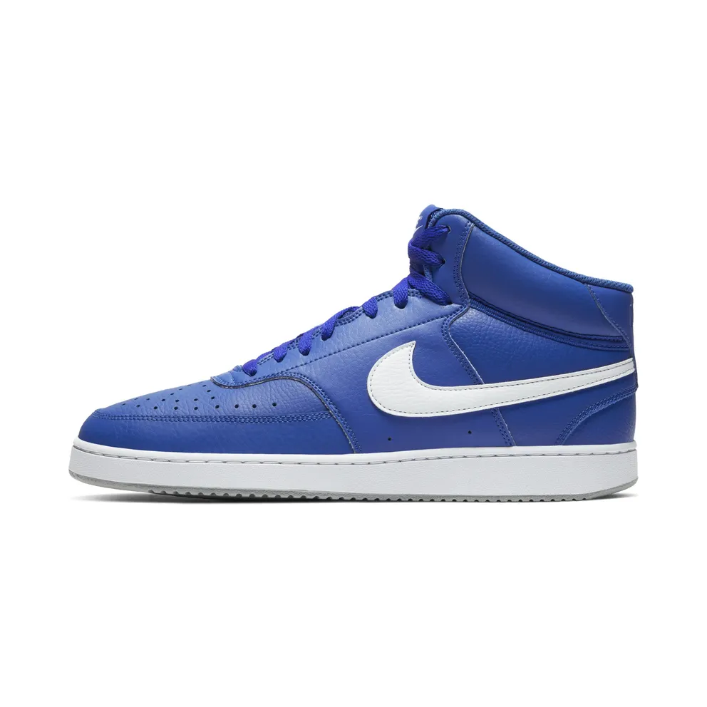 Nike Court Vision Mid “Hyper Blue / Light Smoke Grey / White” (CD5466-400)