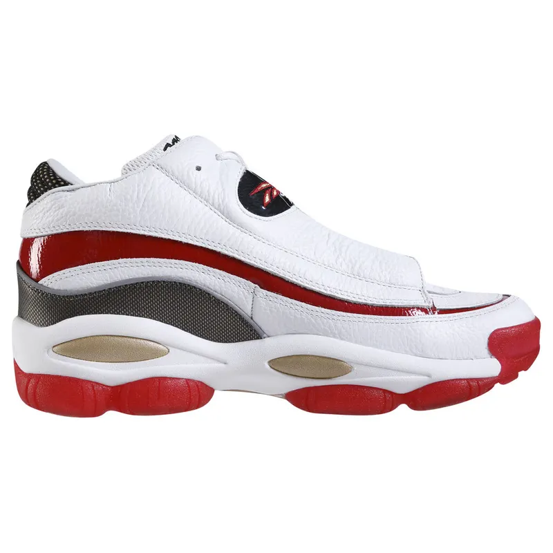 Reebok Answer DMX White Red (2018) White/Excellent Red-Brass (Other Brands Reebok)