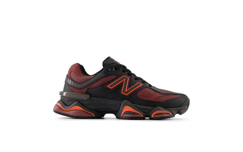 New Balance 9060 “Black / Washed Burgundy” (U9060BLA)