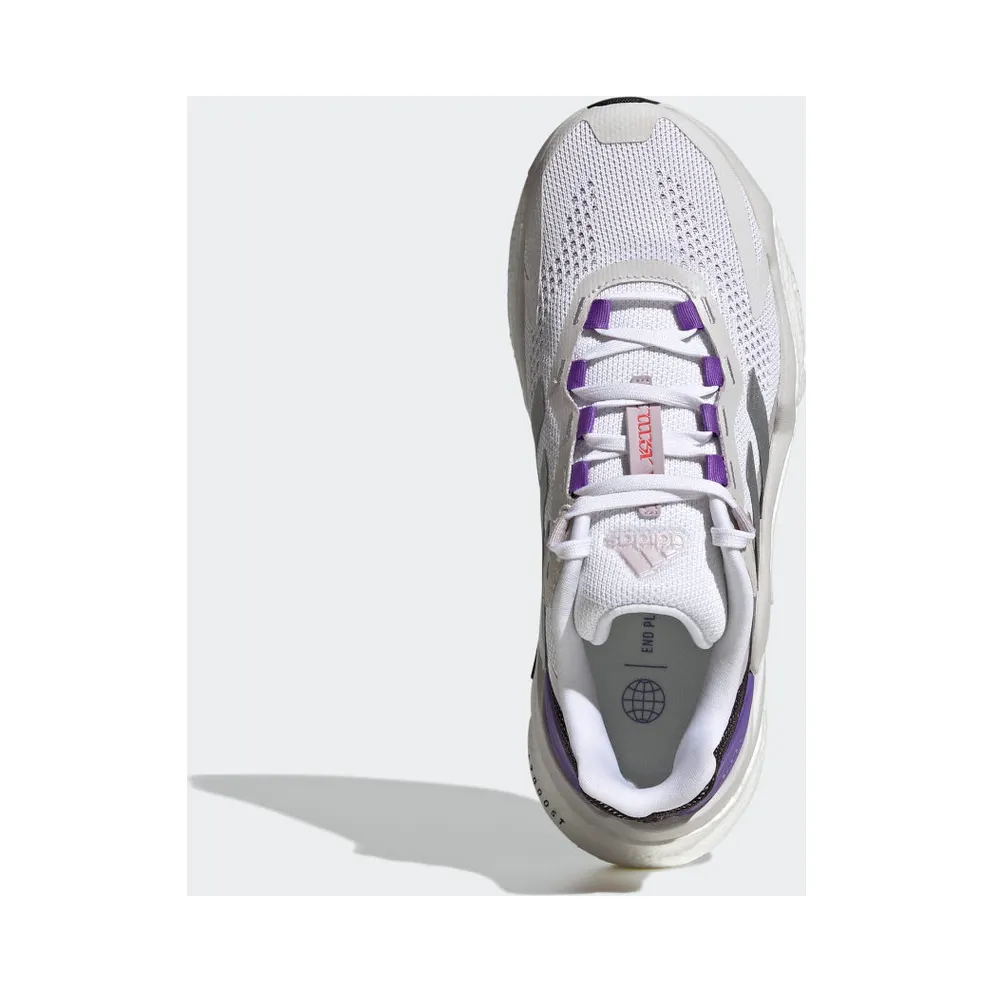 Adidas X9000L3 Cloud White / Silver Metallic / Purple Rush (HR1736)