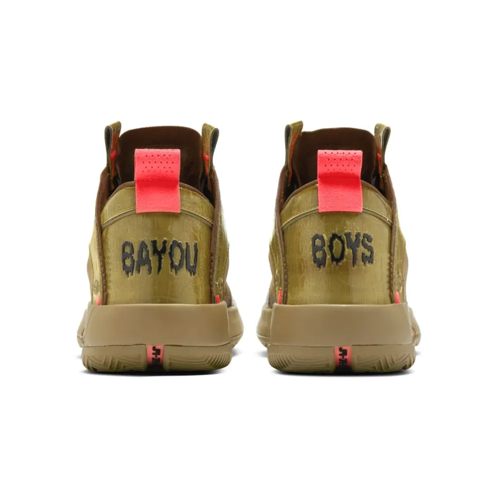 Jordan XXXIV Bayou Boys Brown Kelp/Bright Crimson (DA1897-300)