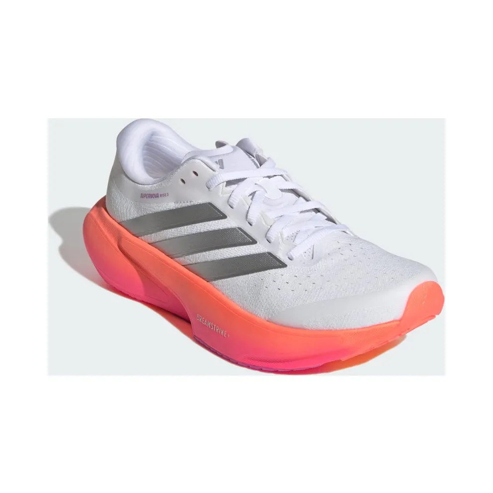 Adidas SUPERNOVA RISE 3 Running Shoes Cloud White / Silver Metallic / Lucid Pink (JR7375)