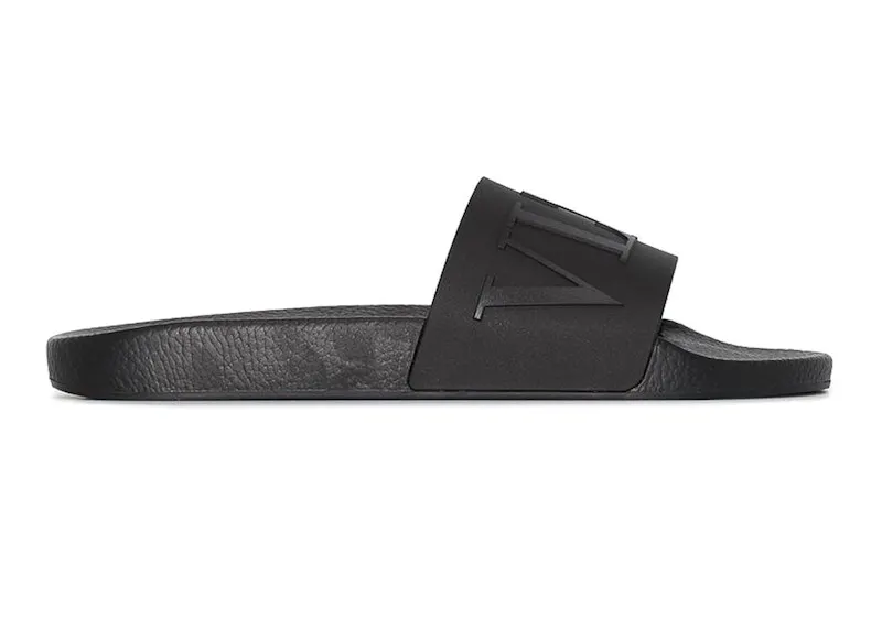 Valentino VLTN Rubber Slide Sandal Black (4Y2S0873DPTN01)