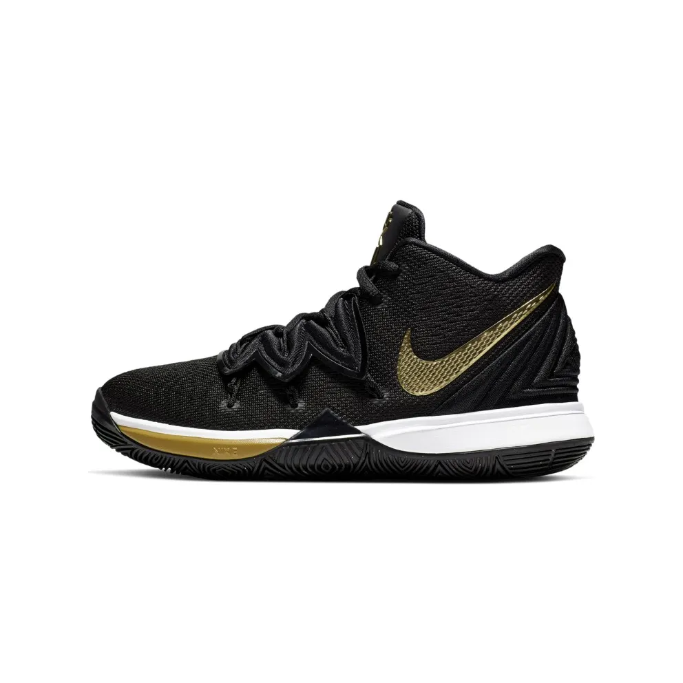 Nike Kyrie 5 Black Metallic Gold (GS) (AQ2456-007)