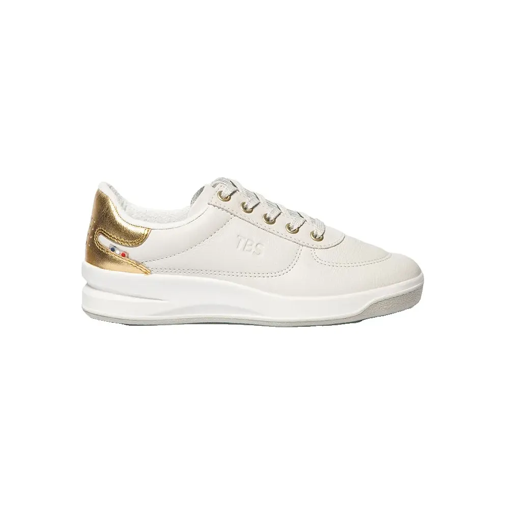 TBS sneaker White/Gold (BRANDIE-S7I17)