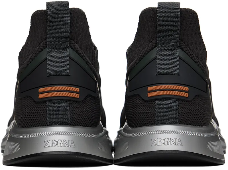 ZEGNA Gray Slip-On Sneakers (LHUTS-S5483Z)