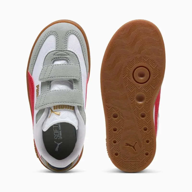 Puma Club II White / For All Time Red / Cool Mid Gray (402309-03)