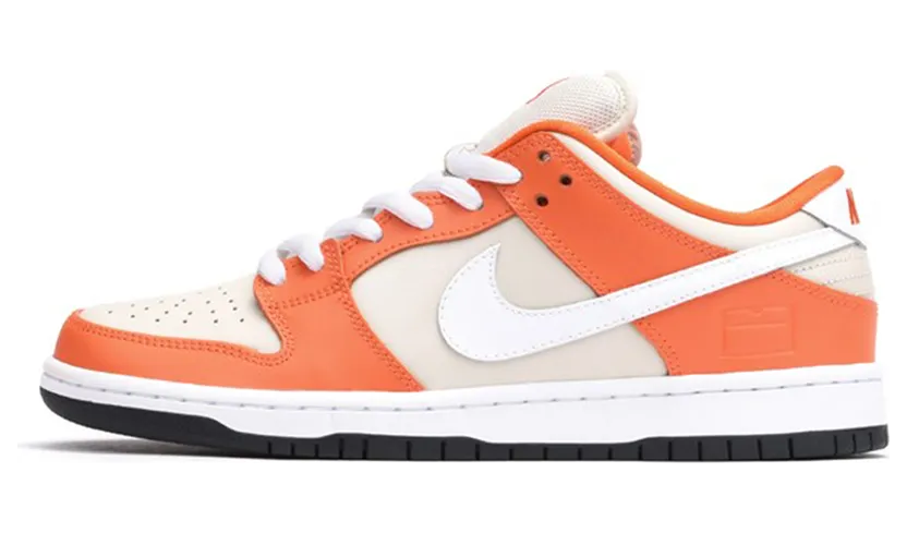 Nike SB Dunk Low ‘Orange Box’ Safety Orange/White-Cream (313170-811)