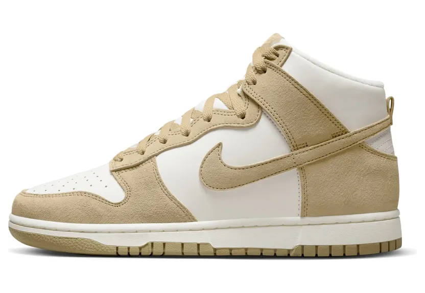 Nike Dunk Hi Retro PRM “Tan Suede” (DQ7679-001)