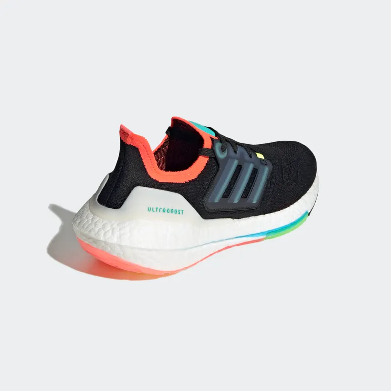 adidas Ultraboost 22 Core Black / Sky Rush / Turbo (GY8681)