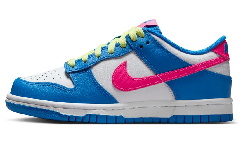 Nike Dunk Low Photo Blue White Light Lemon Twist Hyper Pink (IB7747-406)