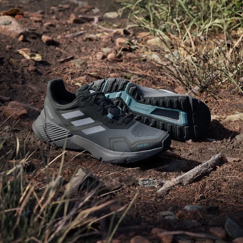 adidas Terrex Soulstride Rain Rdy Trail Running Core Black Crystal White Grey Four (IE9402)