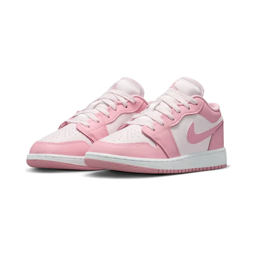 Air Jordan 1 Low GS “Medium Soft Pink White'” (553560-614)